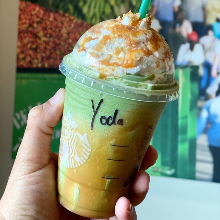 Baby Yoda Frappuccino